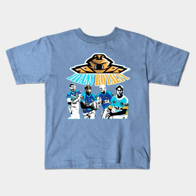 Gold Coast Titans - TITAN STATE Kids T-Shirt by OG Ballers